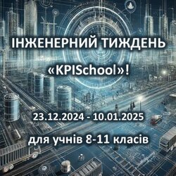 Учнів столиці 8-11 класів запрошують на Інженерний тиждень «KPISchool»