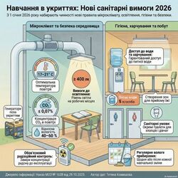 Зміни до Санітарного регламенту для ЗЗСО