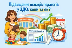 Підвищення окладів педагогів у ЗДО: коли та як?
